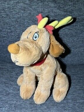 Dr. Suess How The Grinch Stole Christmas Max The Dog As A Reindeer Plush
